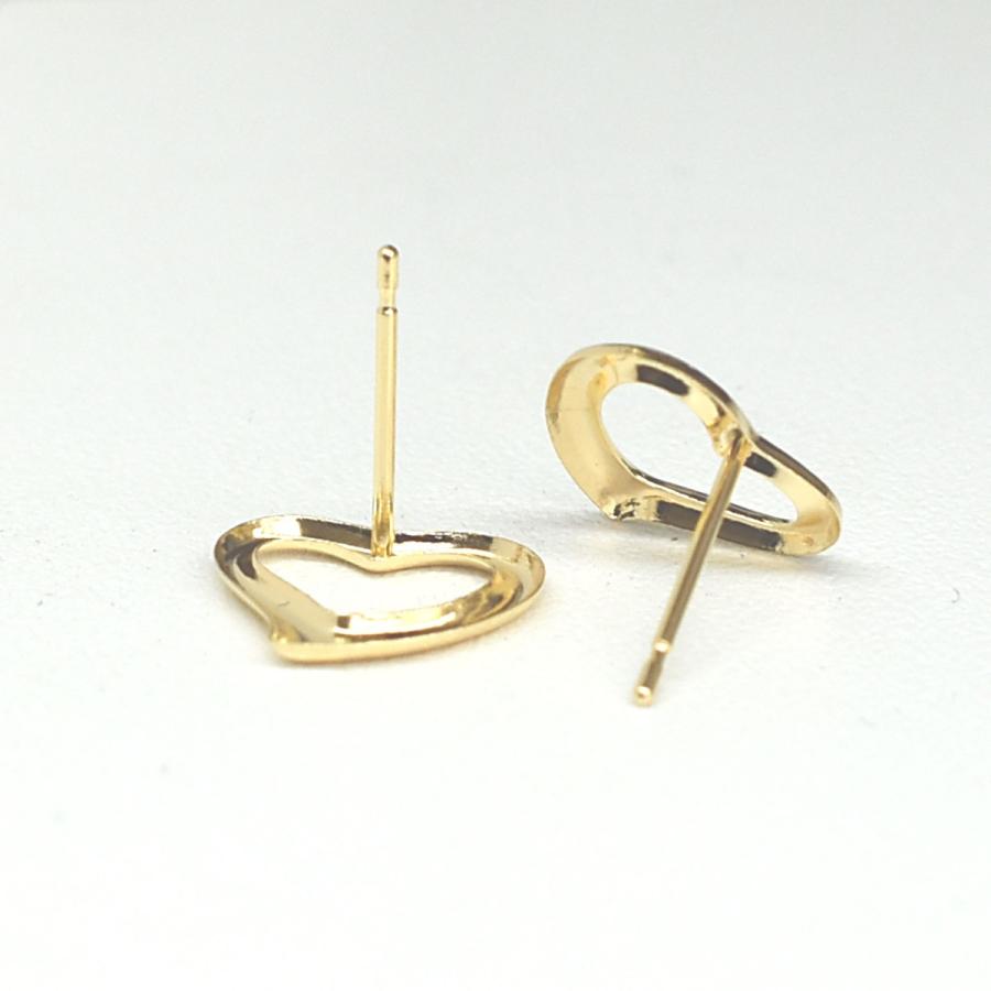 tomatosarada（トマトサラダ） K18 18金 定番 オープンハートピアス L 