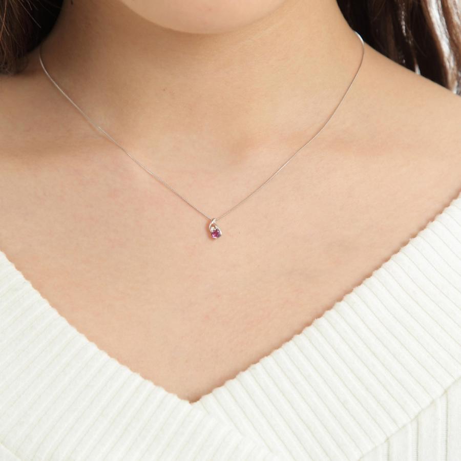 tomatosarada（トマトサラダ） K10WG 誕生石シリーズ プチネックレス 3