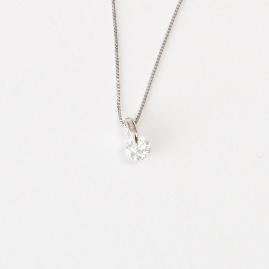 tomatosarada Pt900 プラチナ 0.2ct ダイヤモンド 一粒 ペンダント 