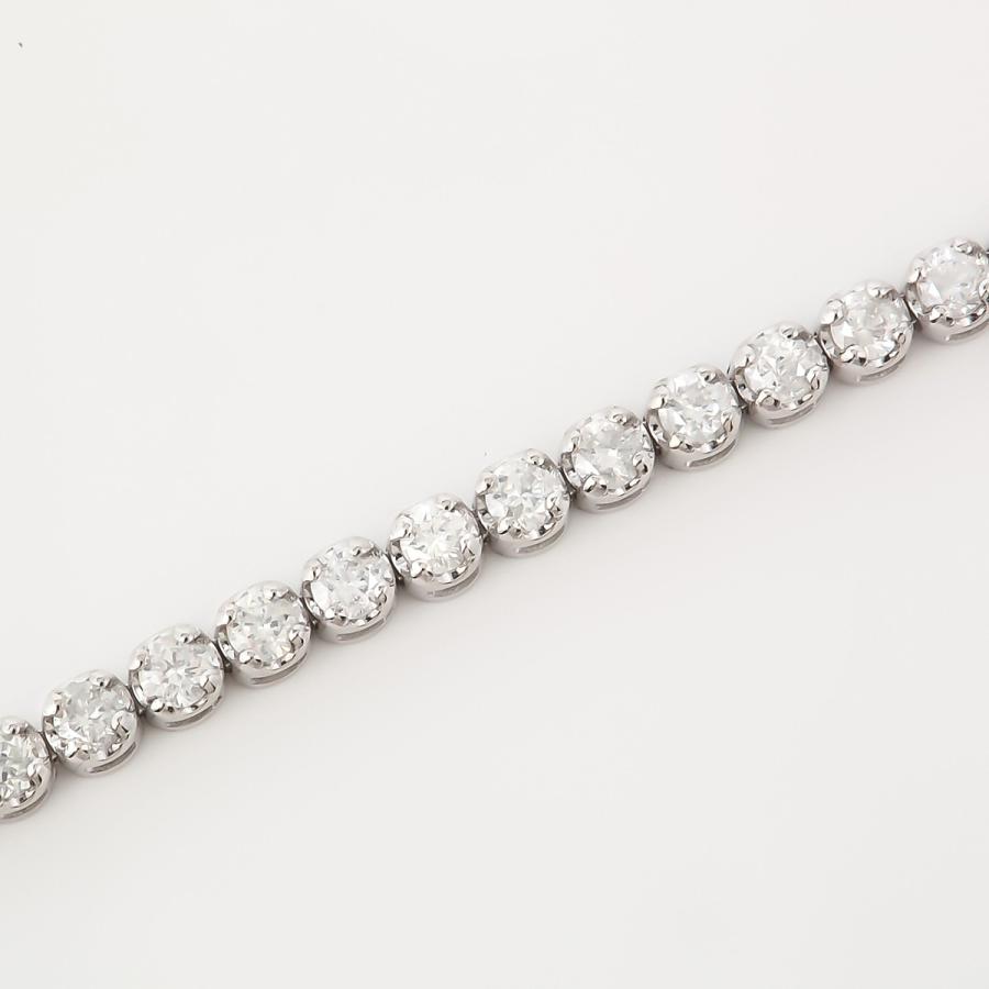 限定素材を使用 ブレスレット　K18WG　ダイヤ2.00ｃｔ　18ｃｍ　約4.8ｇ　テニスブレスレット（カード鑑別書付き） 【BCD1480673589】(53768円)