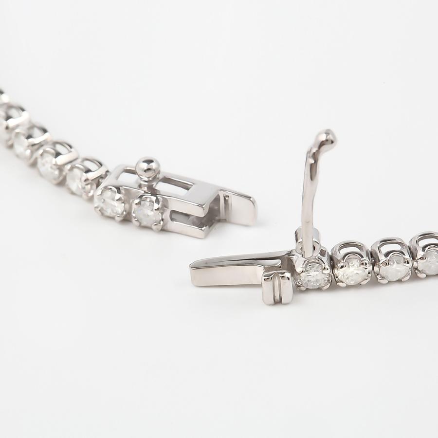 限定素材を使用 ブレスレット　K18WG　ダイヤ2.00ｃｔ　18ｃｍ　約4.8ｇ　テニスブレスレット（カード鑑別書付き） 【BCD1480673589】(53768円)