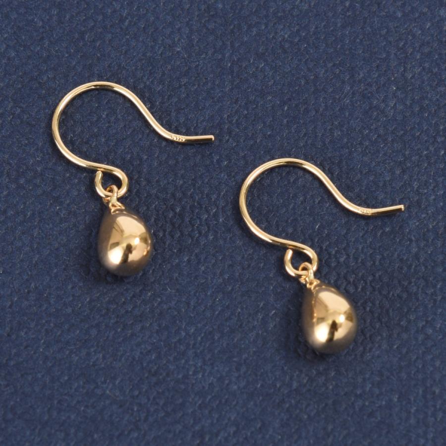 【ひたです】ピアス K18 スモーキークォーツの軟骨ピアス│小さめの可愛らしいフラワー