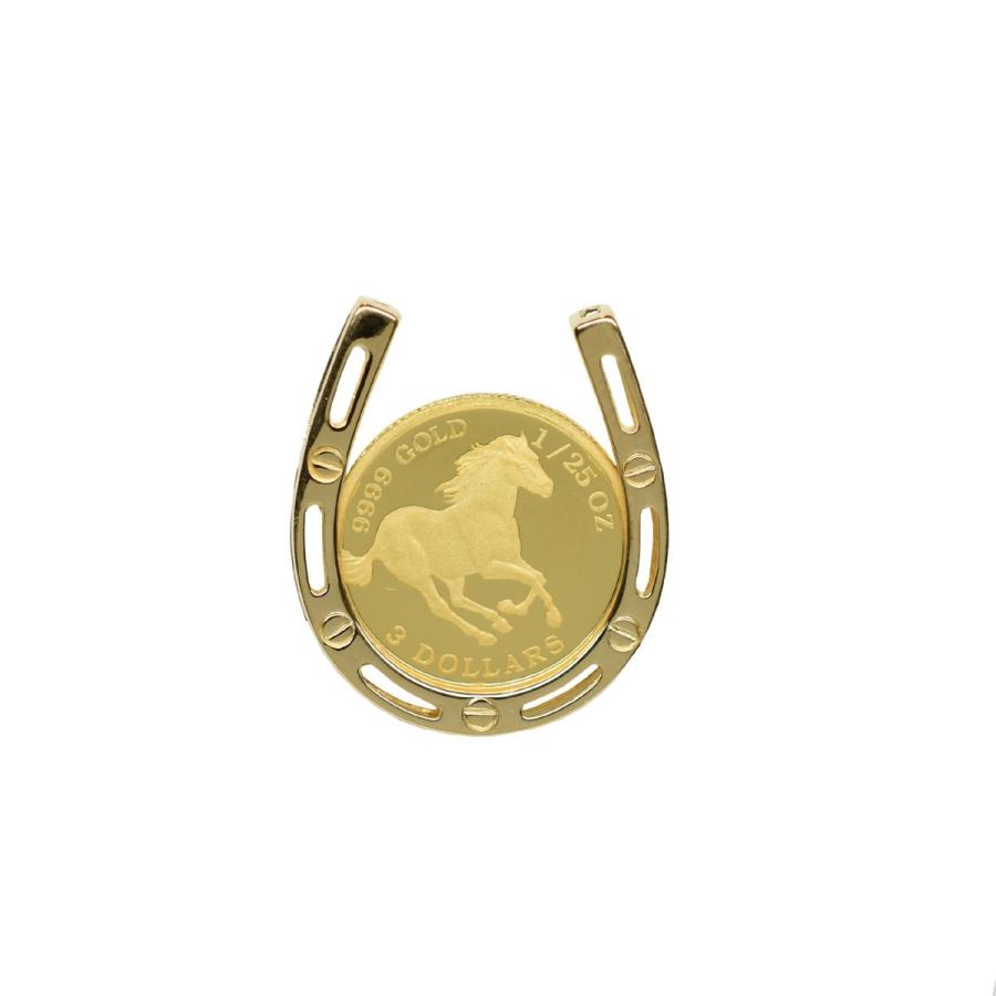 tomatosarada ツバル/ホースコイン金貨 K24（純金 K24） 1/25オンス