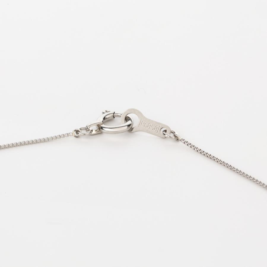 プラチナ900 Pt900　ダイヤモンドネックレス　Pt.0.1ct　馬蹄　ホースシューデザイン