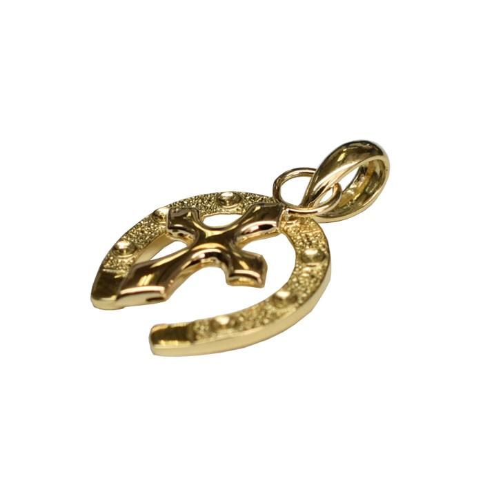 tomatosarada（トマトサラダ） K18 18金 馬蹄クロス ペンダントトップ