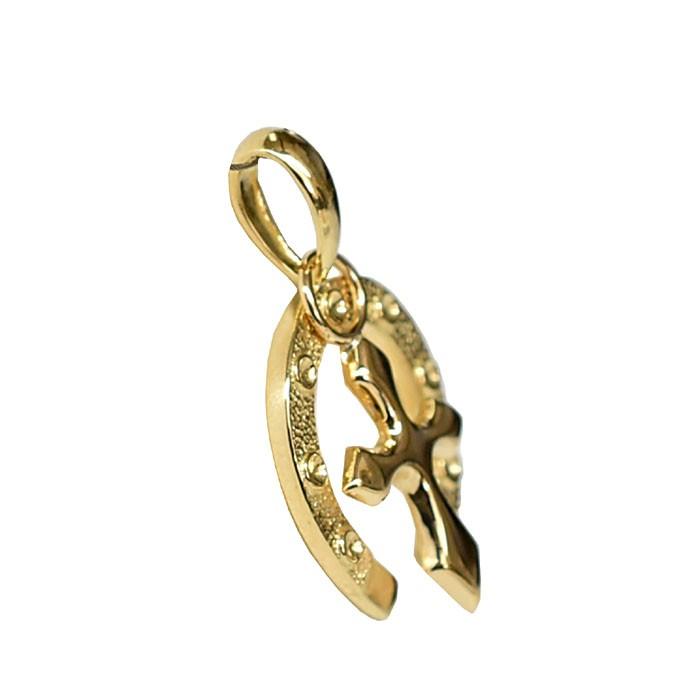 【ワイハ】まとめ買い　K18 クロストップ、馬蹄トップ tomatosarada（トマトサラダ） K18 18金 馬蹄クロス ペンダントトップ