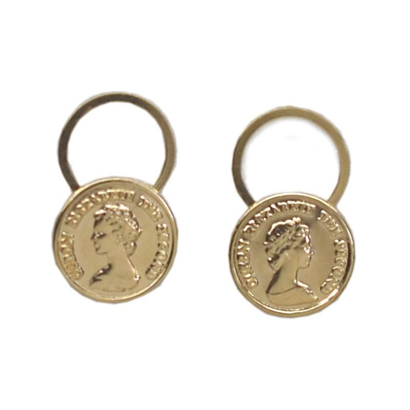 ｋ10 コインタイプ ピアス 8ｍｍ 14ｍｍ Tomatosarada トマトサラダ 通販 Paypayモール