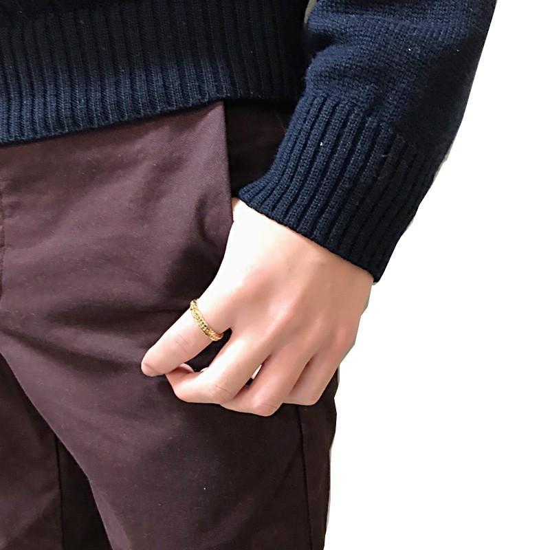 tomatosarada（トマトサラダ） 喜平 リング 18金 K18 トリプル 12面