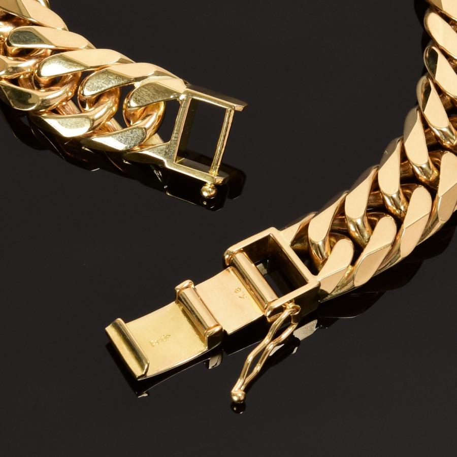 tomatosarada（トマトサラダ） 喜平 ブレスレット K18 18金 六面ダブル