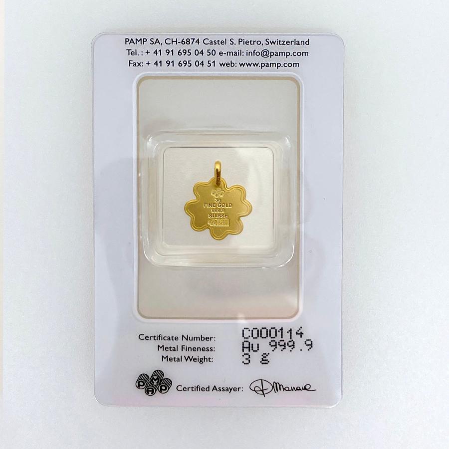 tomatosarada（トマトサラダ） PAMP 純金 K24 3ｇ ピース＆ドーフ クローバーと鳩 バチカン一体型（バチカンも純金です） :  Tomatosarada(トマトサラダ) - 通販 - Yahoo!ショッピング