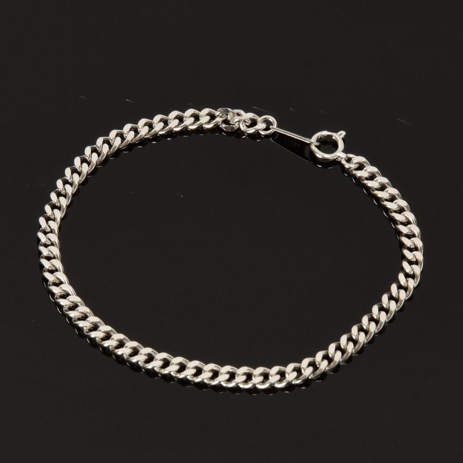 喜平 プラチナ ブレスレット  Pt850 プラチナ 喜平 ブレスレット  二面(10g-18cm)引輪 2面（造幣局検定マーク刻印入）プラチナの画像