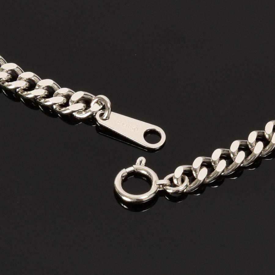 喜平 プラチナ ブレスレット  Pt850 プラチナ 喜平 ブレスレット  二面(10g-18cm)引輪 2面（造幣局検定マーク刻印入）プラチナの画像