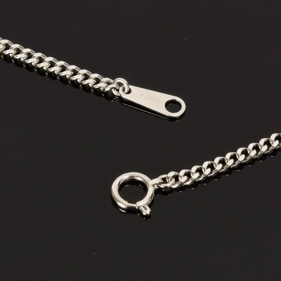 喜平 プラチナ ネックレス Pt850 プラチナ 喜平 ネックレス  二面 2面(10g-40cm)引輪（造幣局検定マーク刻印入）プラチナ kiheiの画像