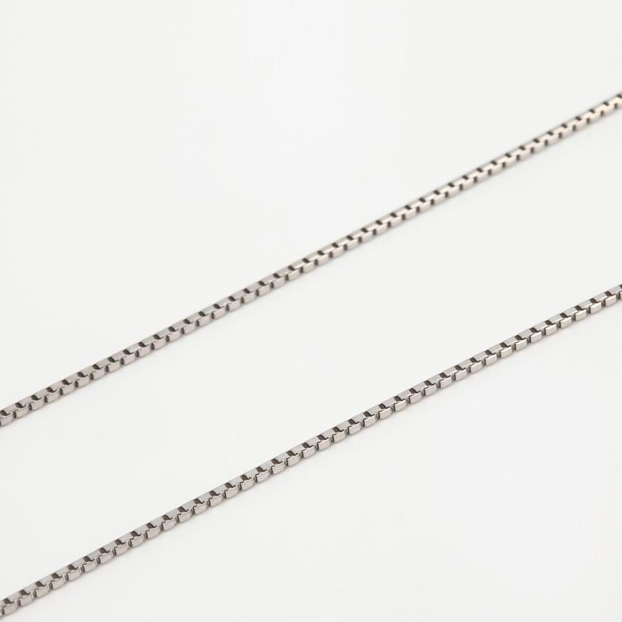 Pt850  ベネチアンチェーン  1.0mm  50cm（無段階の長さ調整 スライド式アジャスター）