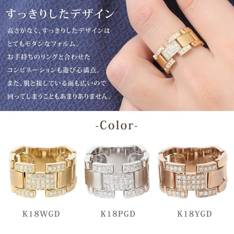 K18　ダイヤモンド　0.25ct　ベルトリンク_（3つのカラーからお選びください。）（13号のみ）の画像