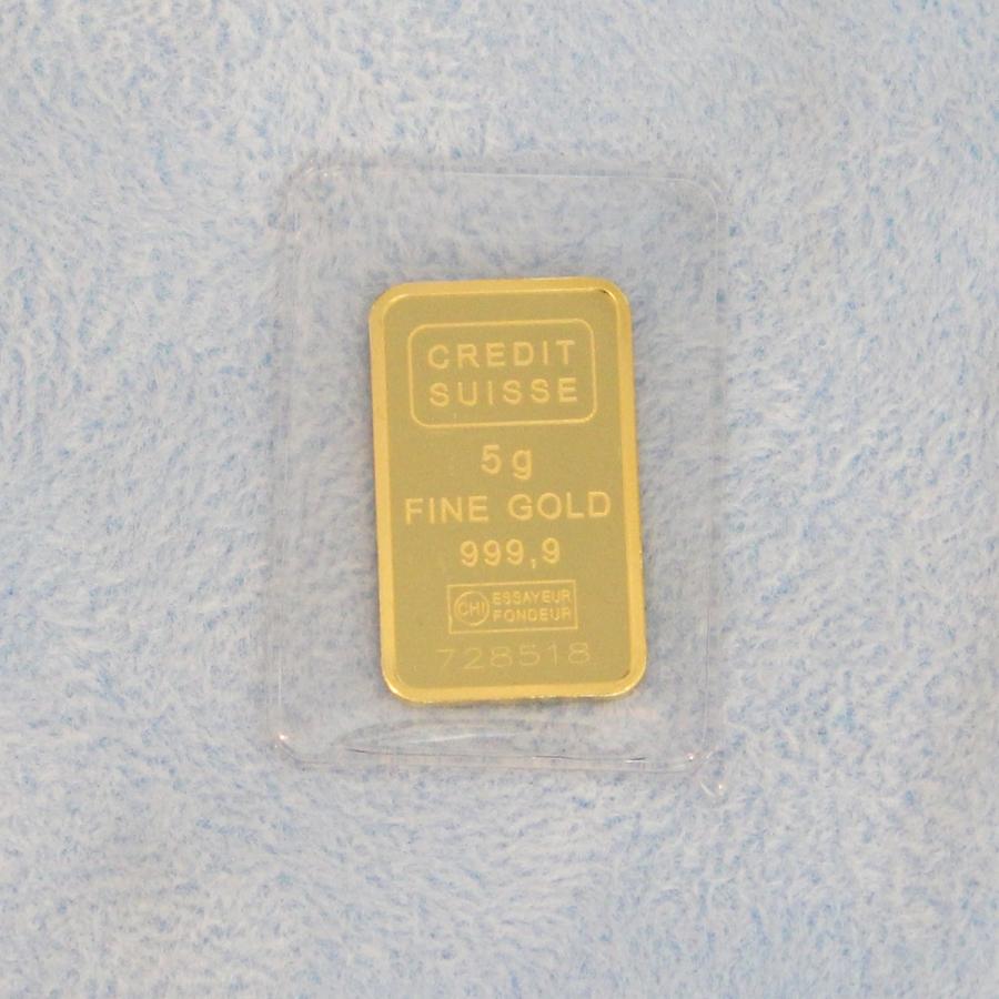 24金 純金 インゴット INGOT [CREDIT_SUISSE 純金 5g] ゴールドバー