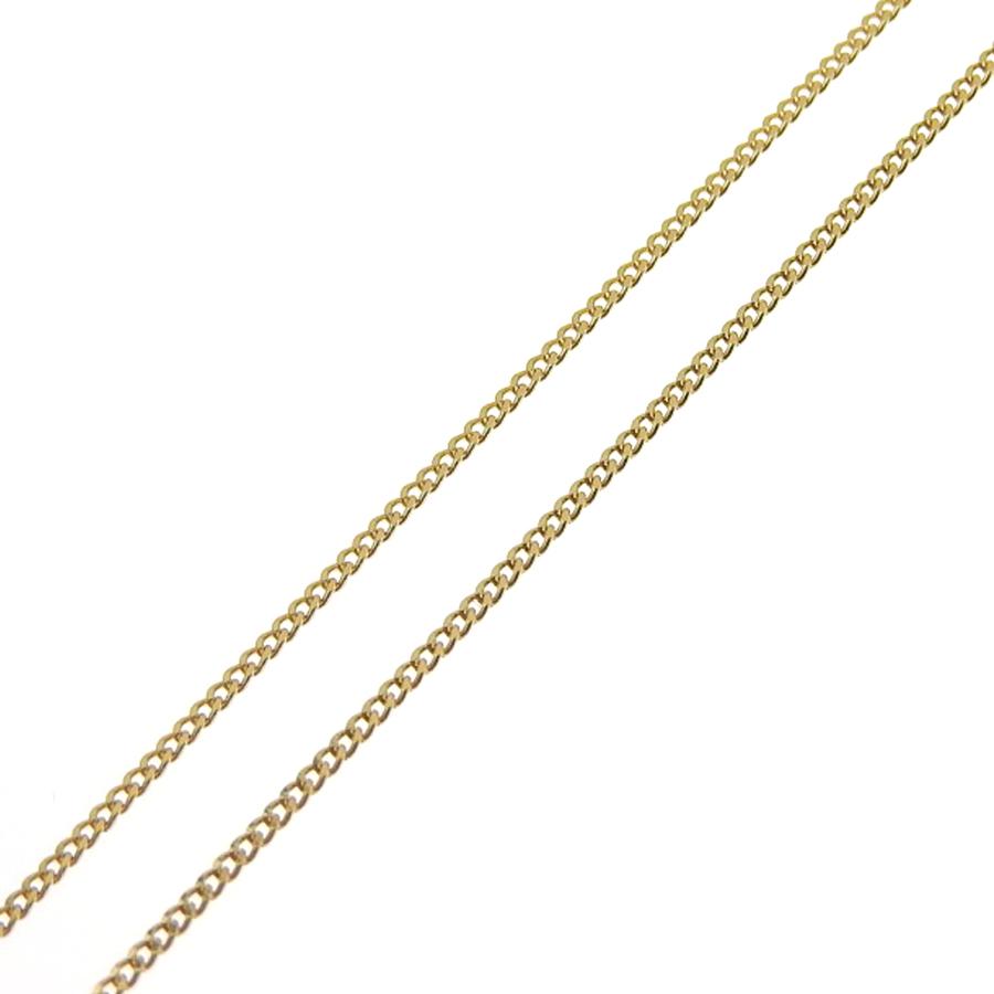 喜平チェーンネックレス K18 18金 2面カット 0.29φ 幅0.96mm 長さ40cm 約1.6g キヘイチェーン アジャスター付 （造幣局検定マーク刻印入）の画像