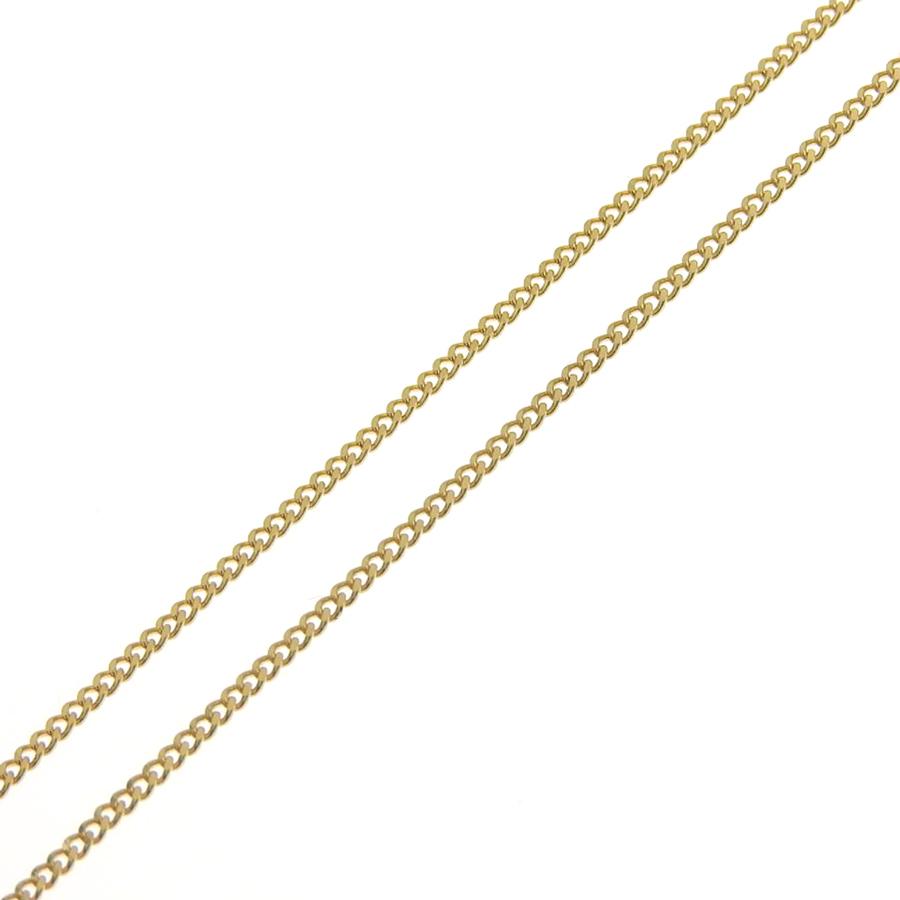 喜平チェーンネックレス K18 18金 2面カット 0.35φ 幅1.24mm 長さ40cm 約2.3g キヘイチェーン アジャスター付 （造幣局検定マーク刻印入）_2
