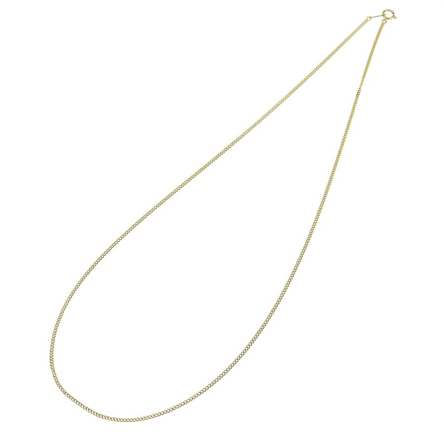 喜平チェーンネックレス K18 18金 2面カット 0.45φ 幅1.53mm 長さ50cm 約4.7g キヘイ チェーン （造幣局検定マーク刻印入）の画像