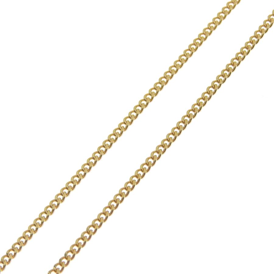 喜平チェーンネックレス K18 18金 2面カット 0.45φ 幅1.53mm 長さ50cm 約4.7g キヘイ チェーン （造幣局検定マーク刻印入）の画像