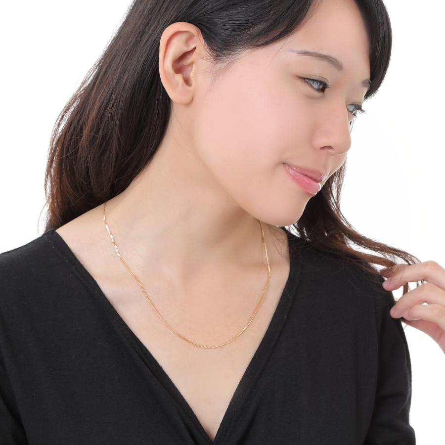 喜平 ネックレス  K18 喜平 ネックレス K18 18金 2面(5g-50cm)引輪 6mmLプレート  二面 キヘイ（造幣局検定マーク刻印入）喜平ネックレスの画像
