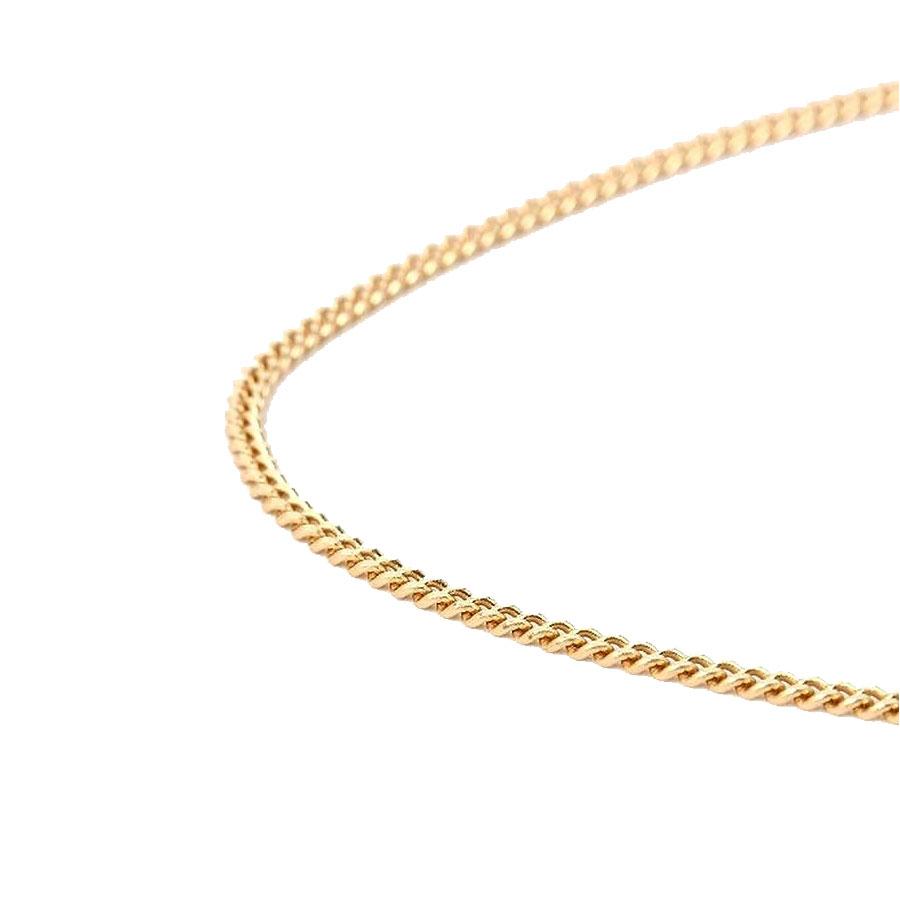 喜平 ネックレス  K18  喜平 18k ネックレス k18ネックレス K18 18金 2面(5g-45cm)引輪 6mmLプレート 2面  (造幣局検定マーク刻印入) 喜平ネックレスの画像