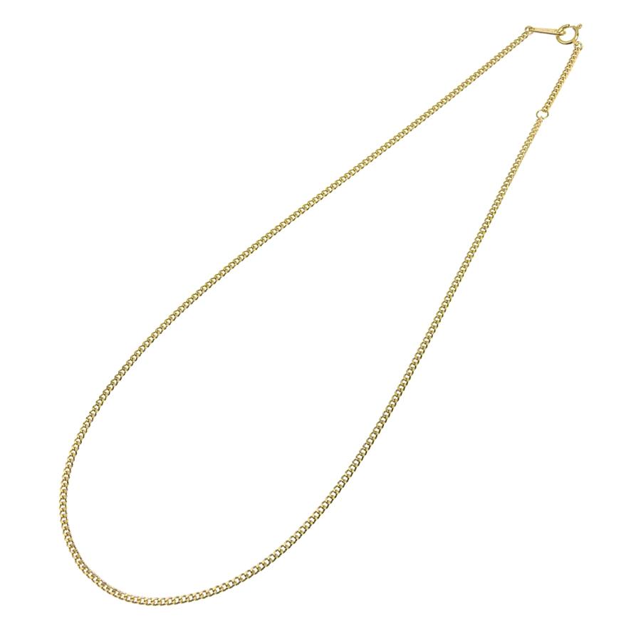 喜平チェーンネックレス K18 18金 2面カット 0.54φ 幅1.88mm 長さ40cm 約5.5g キヘイチェーン アジャスター付 （造幣局検定マーク刻印入）の画像