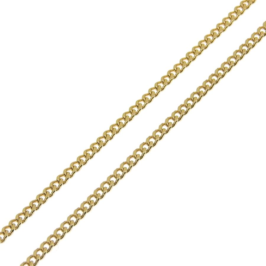 喜平チェーンネックレス K18 18金 2面カット 0.54φ 幅1.88mm 長さ40cm 約5.5g キヘイチェーン アジャスター付 （造幣局検定マーク刻印入）の画像