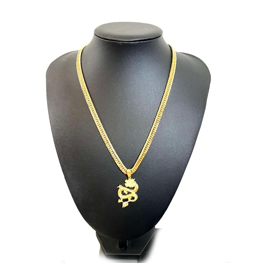 tomatosarada K18 18金 ドラゴン 龍 ペンダントトップ JAPAN刻印付き