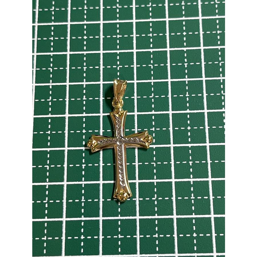 tomatosarada 18金 K18 クロス 十字架 ゴールド ホワイト