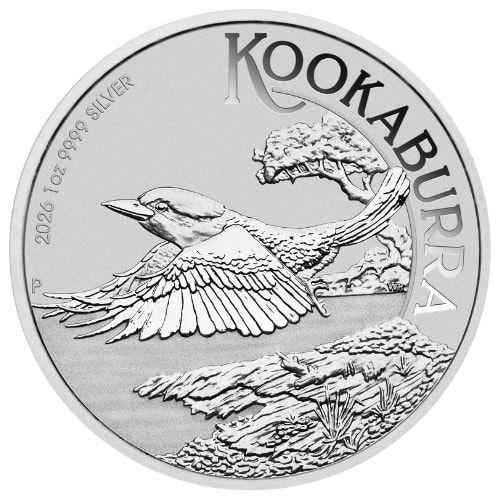 チ*イ様 オーストラリア・クッカバラ銀貨 5枚セット 2021年　新品未使用品 2026年 1オンス オーストラリア銀貨 クッカバラ（Kookaburra