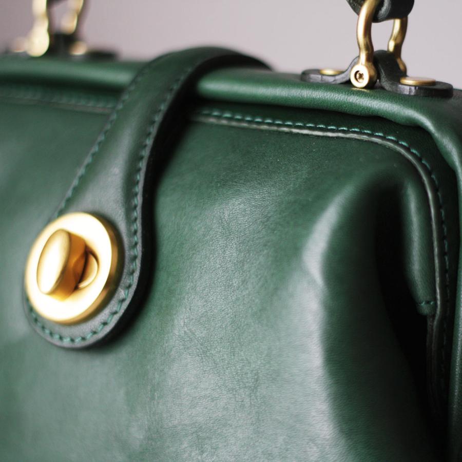 ミニドクターバッグ ハンドバッグ ダレスバッグ 本革 リアルレザー 口