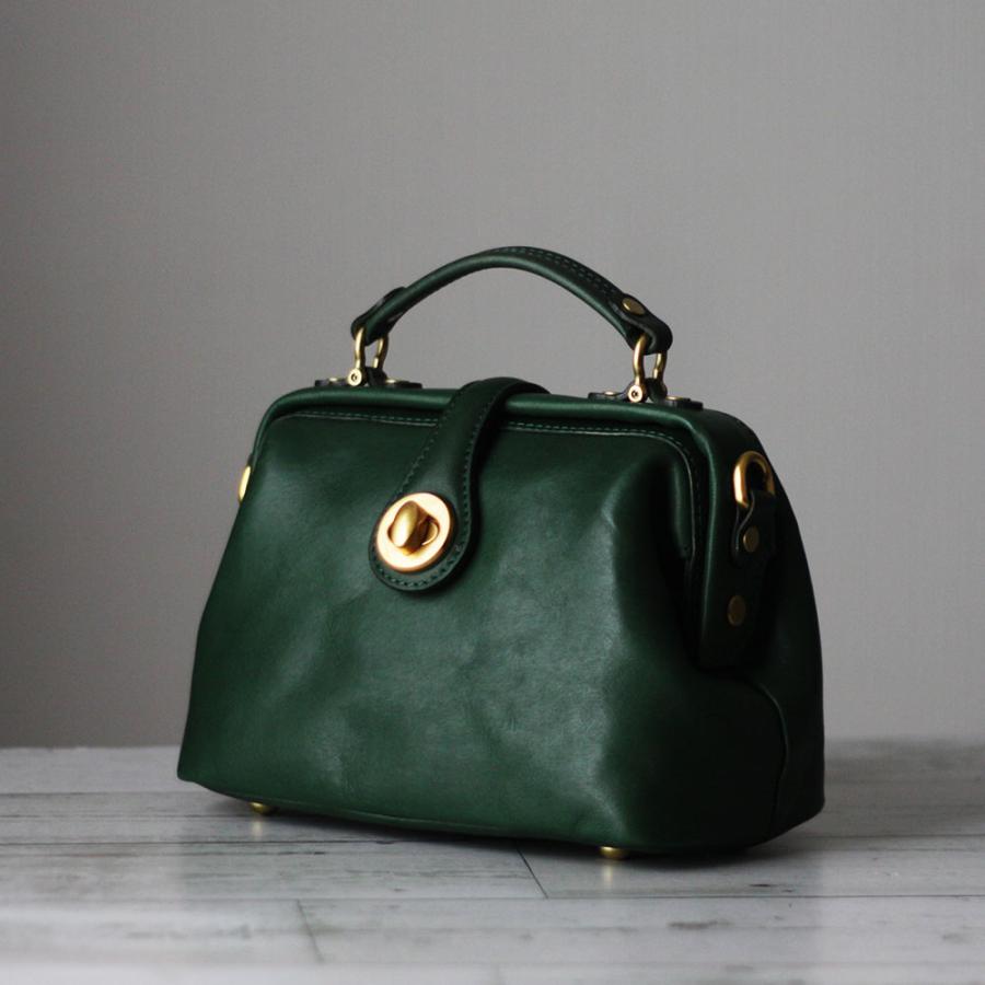 ミニドクターバッグ ハンドバッグ ダレスバッグ 本革 リアルレザー 口