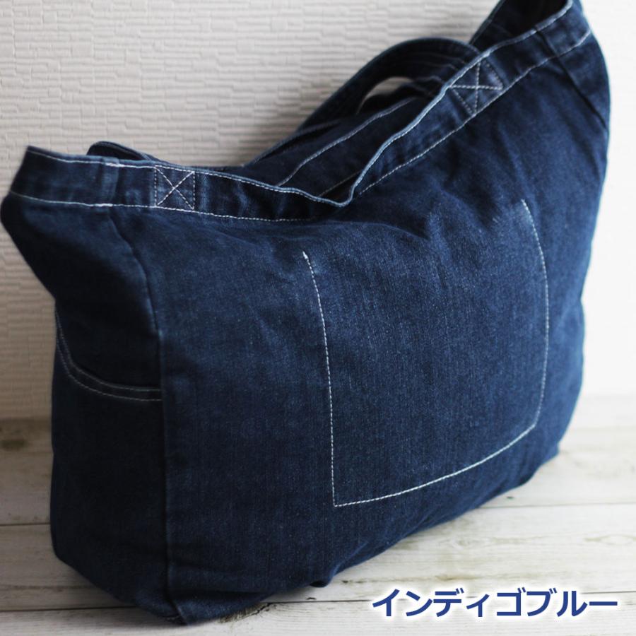 トートバッグ 超ビッグデニムトート 革タグ付き デニム生地 ジムバッグ