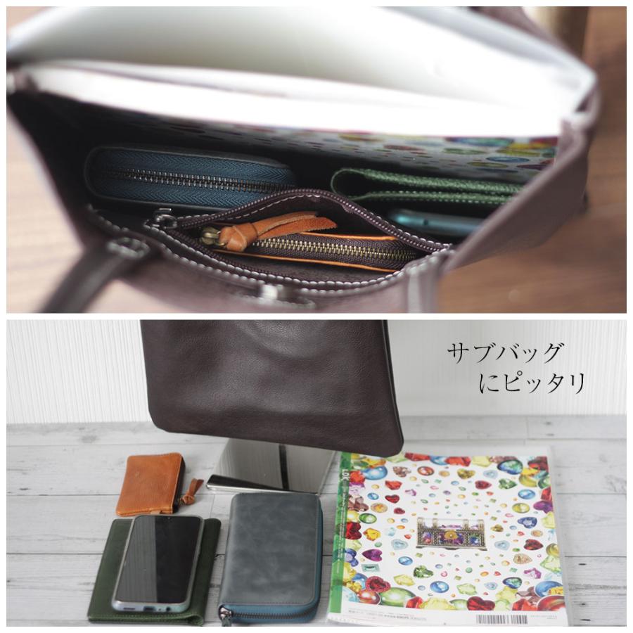 本革 縦型ショルダートートバッグ A4 サブバッグ 書類バッグ 通勤通学 