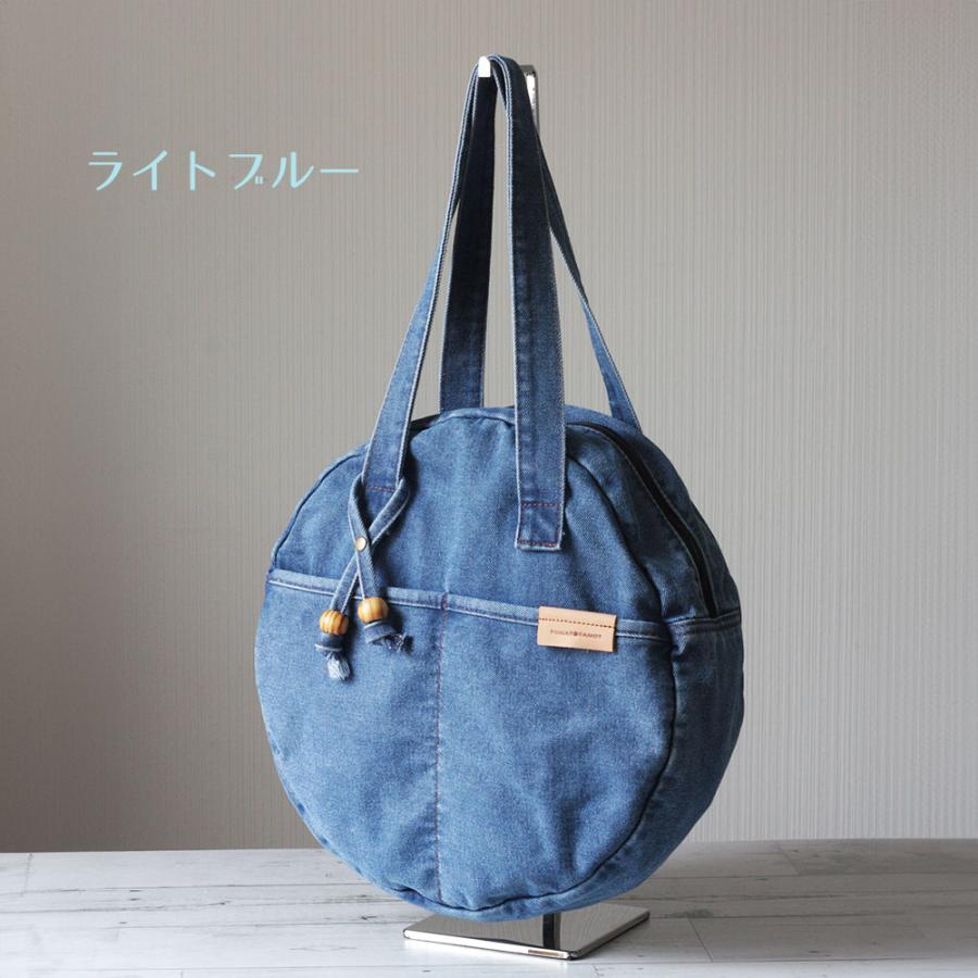 【SA】まんまるトートバッグ(M)、ワイヤー口金ボストンバッグ(L)×3 まんまるデニム サークルトート 丸型ボストンバッグ ショルダー 肩掛け