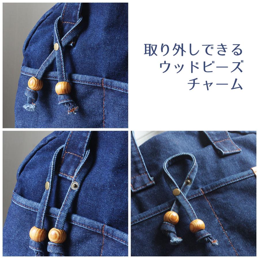 まんまるデニム サークルトート 丸型ボストンバッグ ショルダー 肩掛け