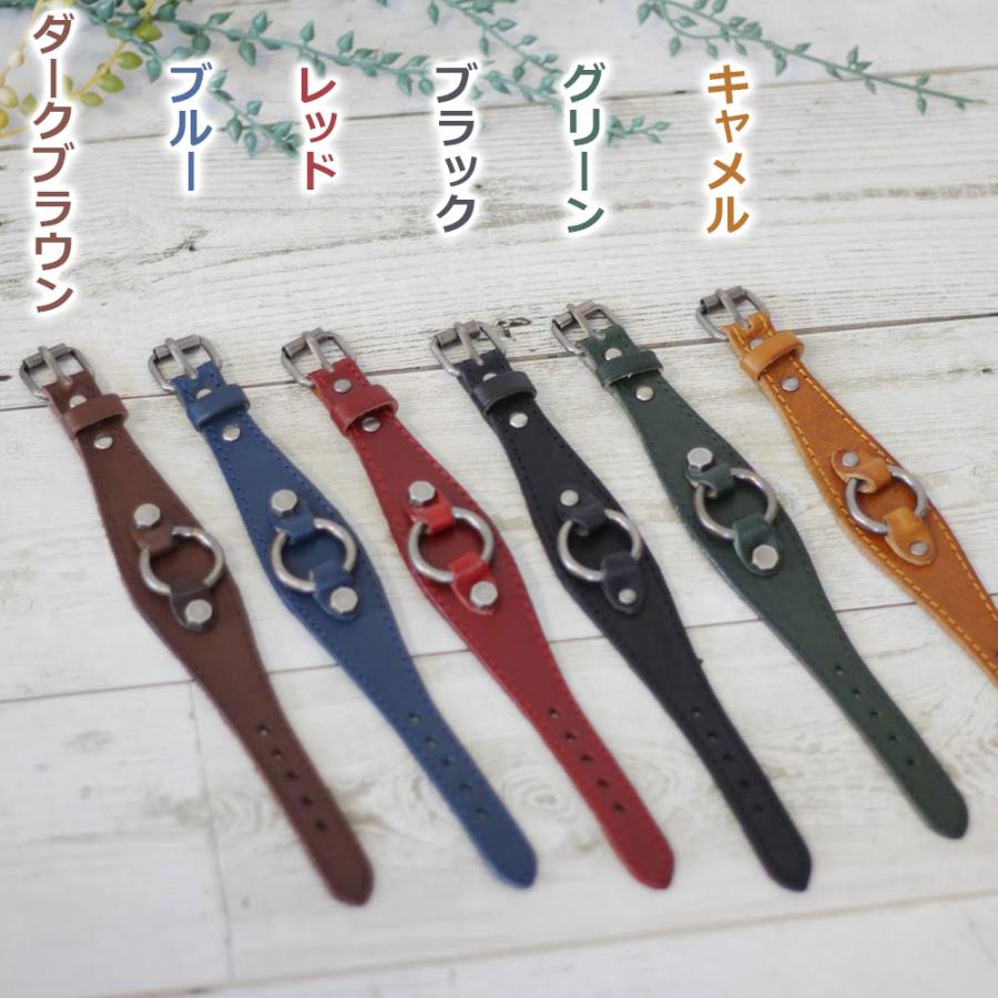 ブレスレット 本革 レザーブレスレット リング レディース メンズ ペア 