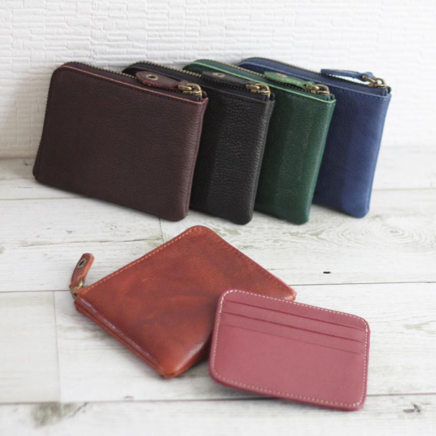 財布 小銭入れ コンパクト財布 本革 L字ウォレット ハーフ