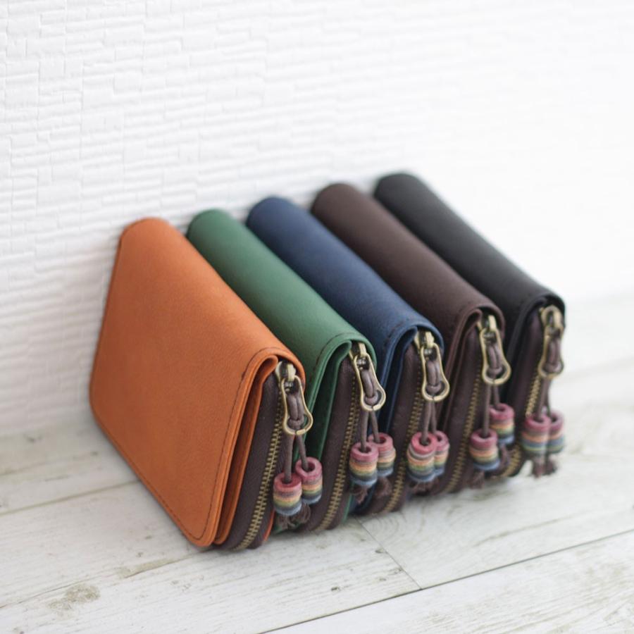 本革 コンパクトウォレット メンズ レディース 二つ折り財布 小銭入れ W 128 W 128 Tomatotamot 通販 Yahoo ショッピング