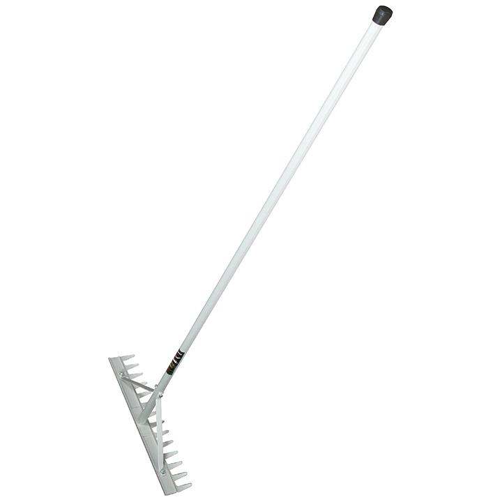 レーキ トンボ 熊手 アルミレーキ　600×1800mm　14本爪 日工 トンボ印  レーキ トンボ  舗装工事 アスファルト 農業 用具 工具 の商品画像