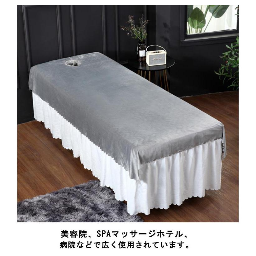 ベッドシーツ SPA 呼吸穴付き/穴なし マッサージベッドカバー シーツ シングル 80*220cm 120*220cm 通気性 マッサージ 美容 エ｜tomboyzacca｜14