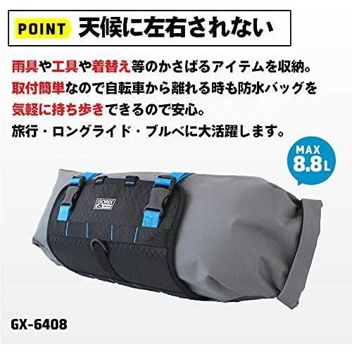 GORIX(ゴリックス) フロントバッグ 防水 ハンドルバッグ 大容量・収納袋取り外し・簡単取り付け 雨対策 伸縮 フロントバッグ GX｜tomi-take-shop｜04