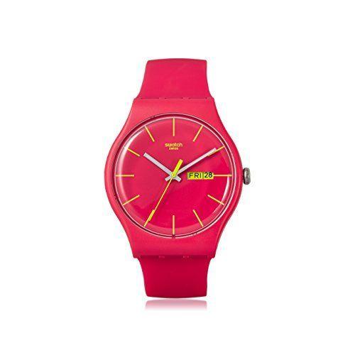 大注目 スウォッチ Swatch 腕時計 New Gent ニュージェント Rubine Rebel ルビン レーベル Suor704 正規 正規品 Www Ladislexia Net