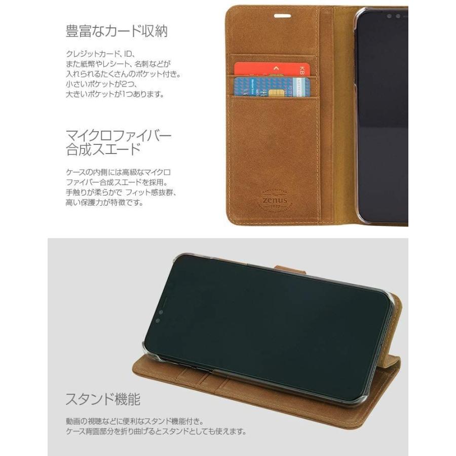 ZENUS iPhone XS Max ケース 手帳型 本革 Vintage Diary(ゼヌス ビンテージダイアリー)6.5インチ アイフ｜tomi-take-shop｜13