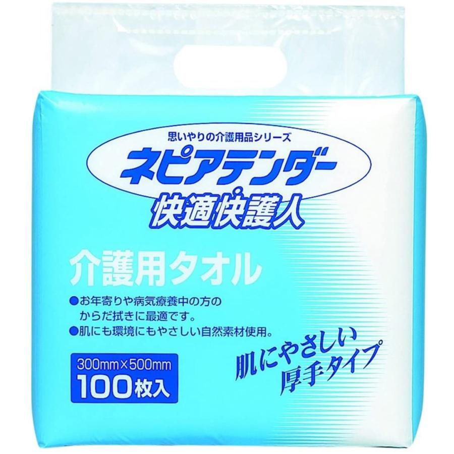 ネピアテンダー 介護用ドライタオル 100枚|tomi-take-shop|02
