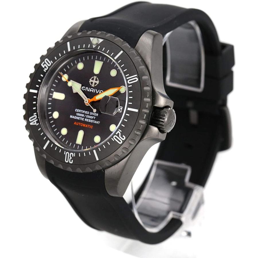 ENRIVA 1000メートル専門防水 ダイバーズウォッチ 自動巻き 腕時計 