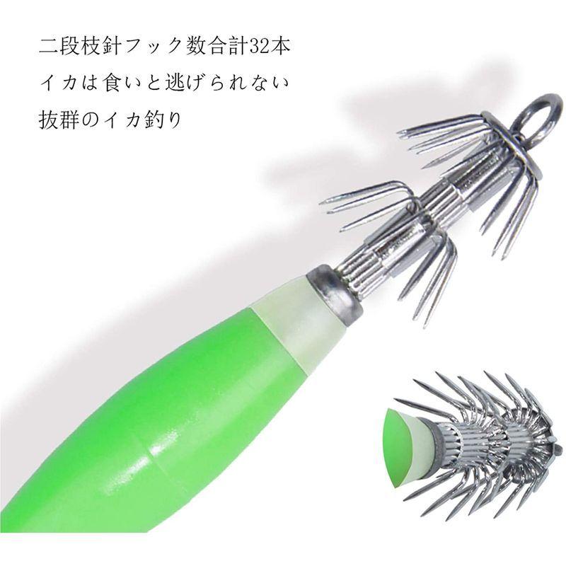 Silanon イカルアー タコエギ 夜光 4本 枝針付き 釣り道具 疑似餌 イカ漁具 アオリイカ スルメイカ ヤリイカ 釣り エギ スッテ 006 とみたけショップ 通販 Yahoo ショッピング