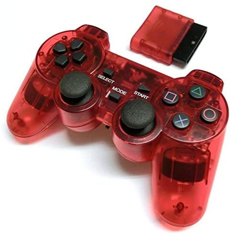 PS2 ワイヤレスコントローラー(クリアレッド) (プレステ2で使える2.4Ghz無線コントローラー) :20220513234518-00758:とみたけショップ - 通販 - Yahoo!ショッピング PS2 ワイヤレスコントローラー(クリアレッド) (プレステ2で使える2.4Ghz無線コントローラー) :20220513234518-00758:とみたけショップ - 通販 - Yahoo!ショッピング