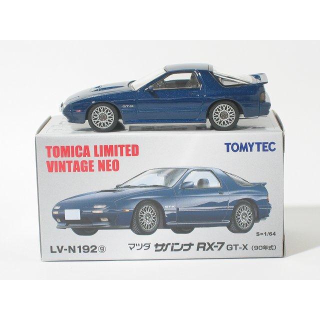 トミーテック マツダ サバンナRX-7 GT-X（紺）90年式 LV-N192g【トミー